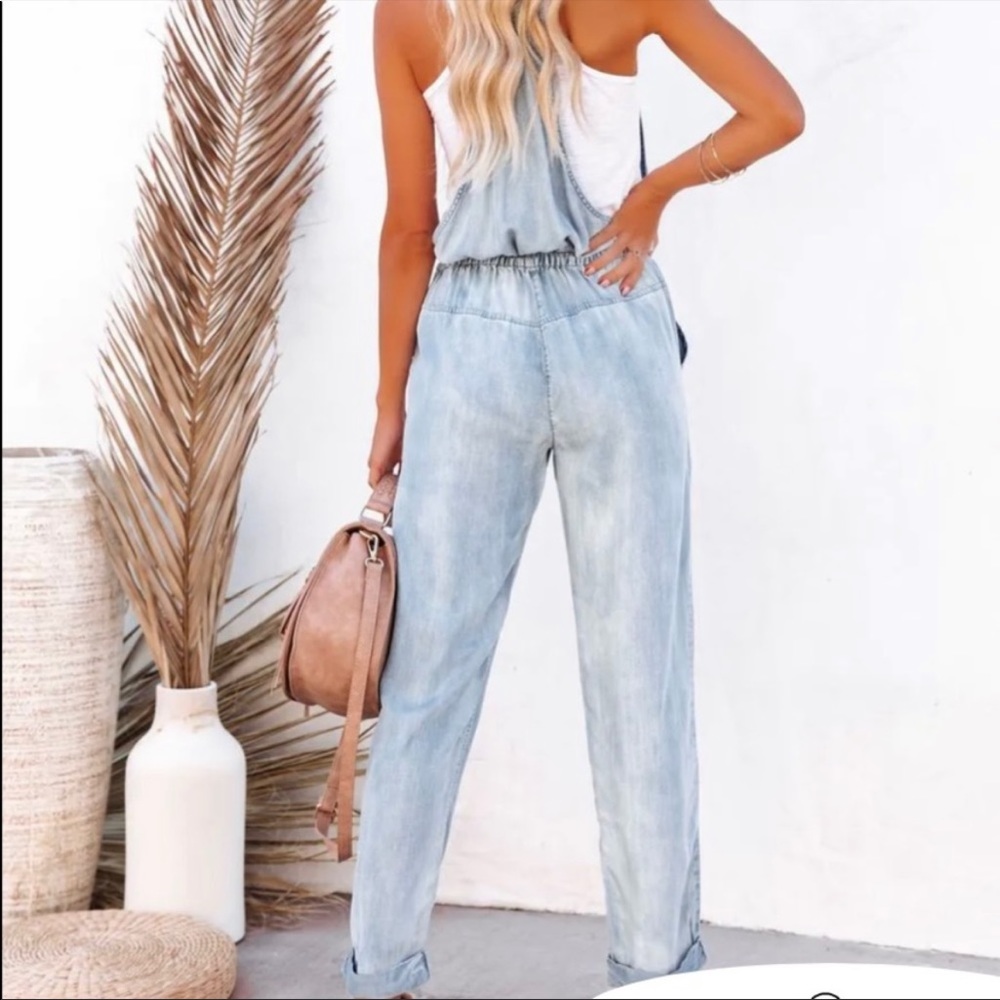 NWT VICI Tencel Overalls - Picture 2 of 8